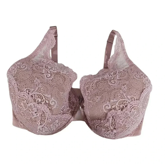 ThirdLove Lace Underwire Full-Coverage Bra Pink Size 40F NWT - Picture 1 of 5